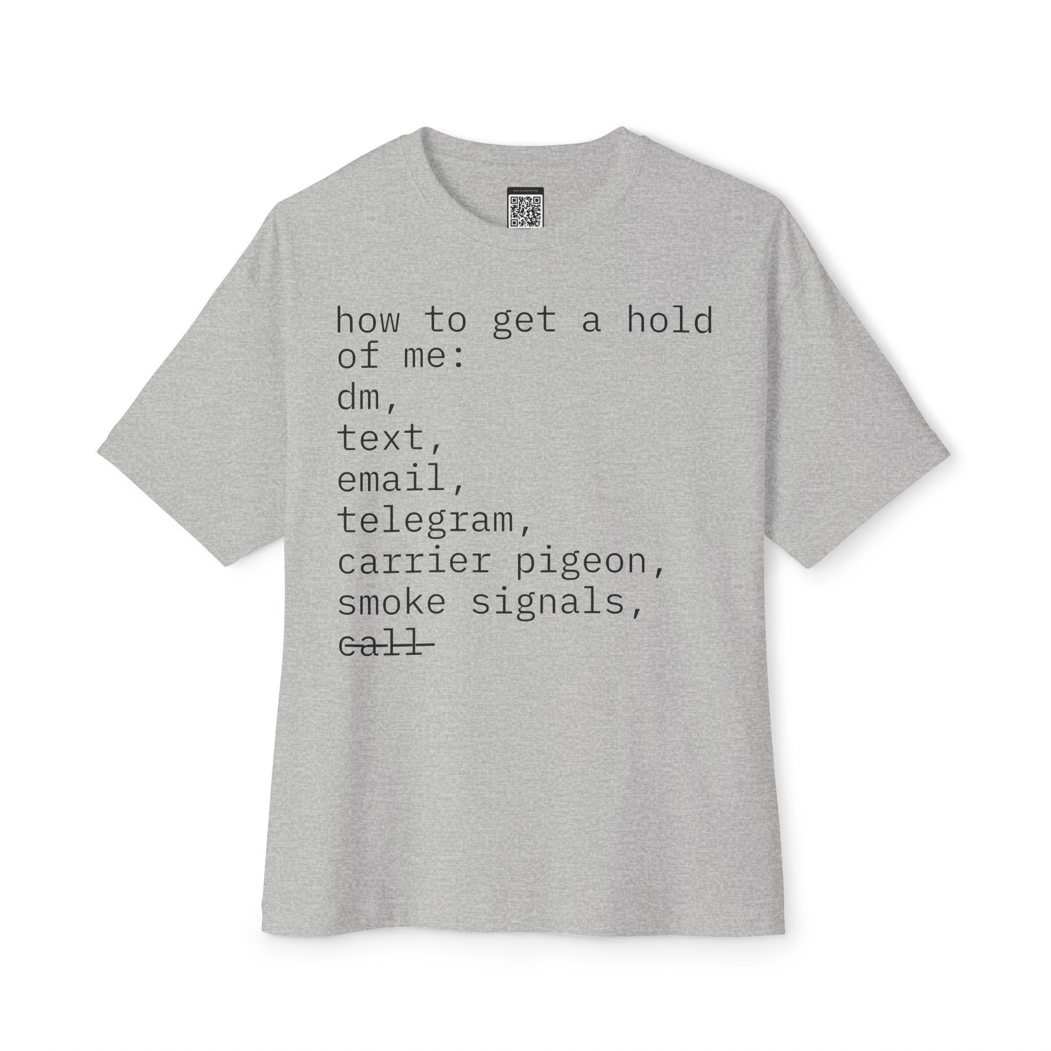 the "don't call me" tee - Image 9