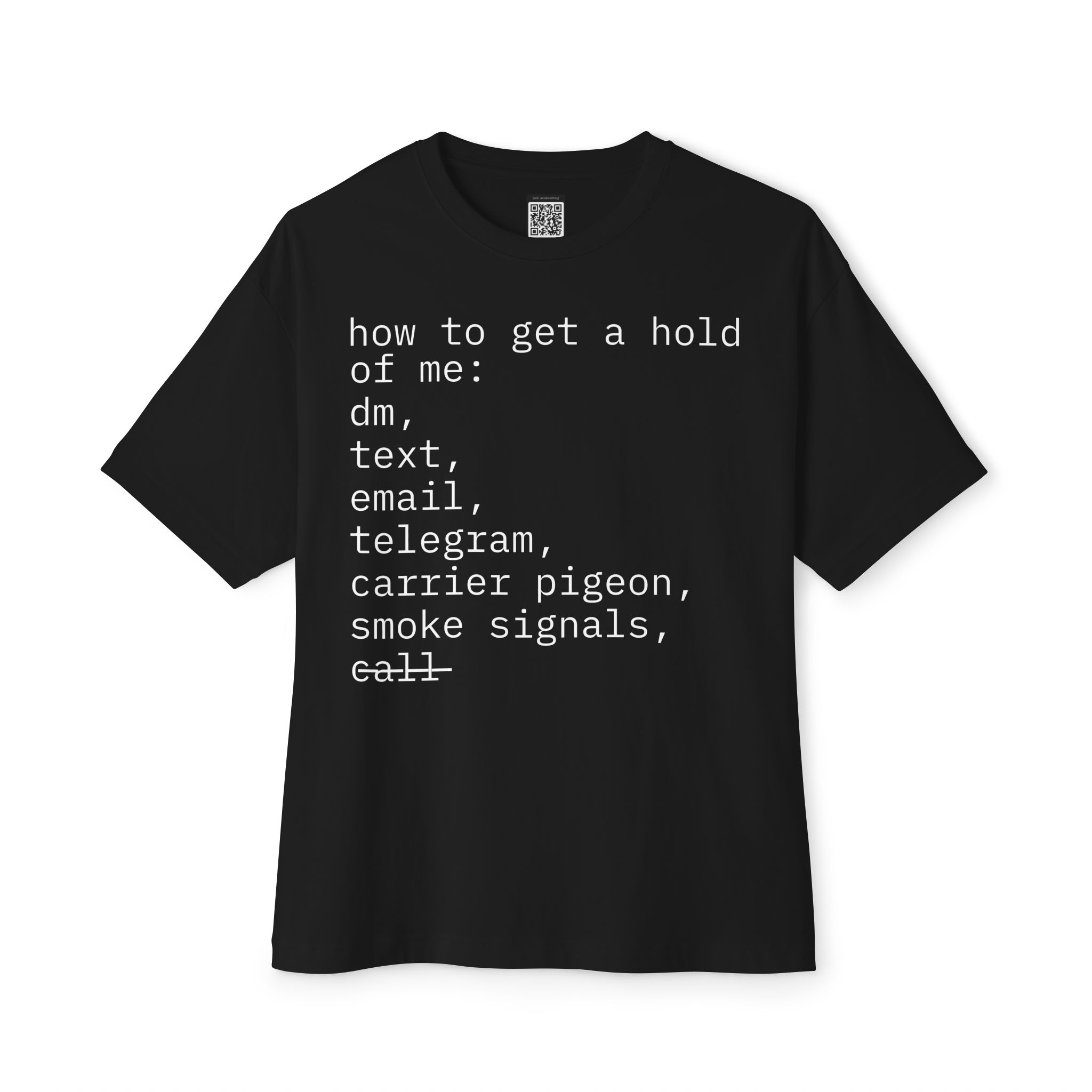 the "don't call me" tee - Image 5