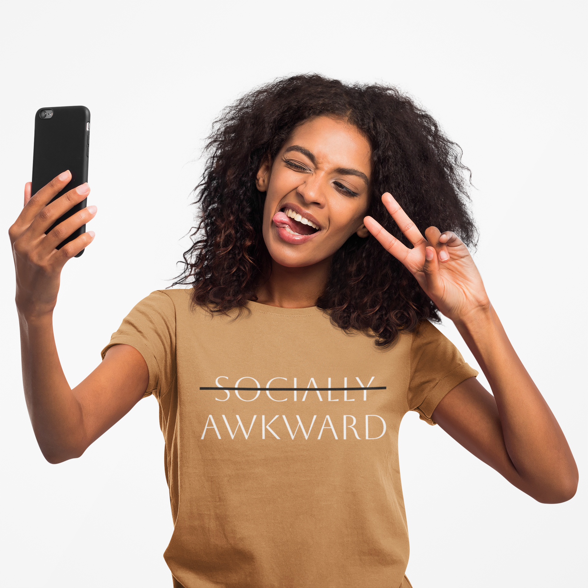 the "socially awkward" tee