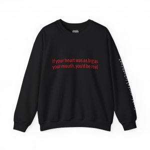 the "dark man" sweatshirt