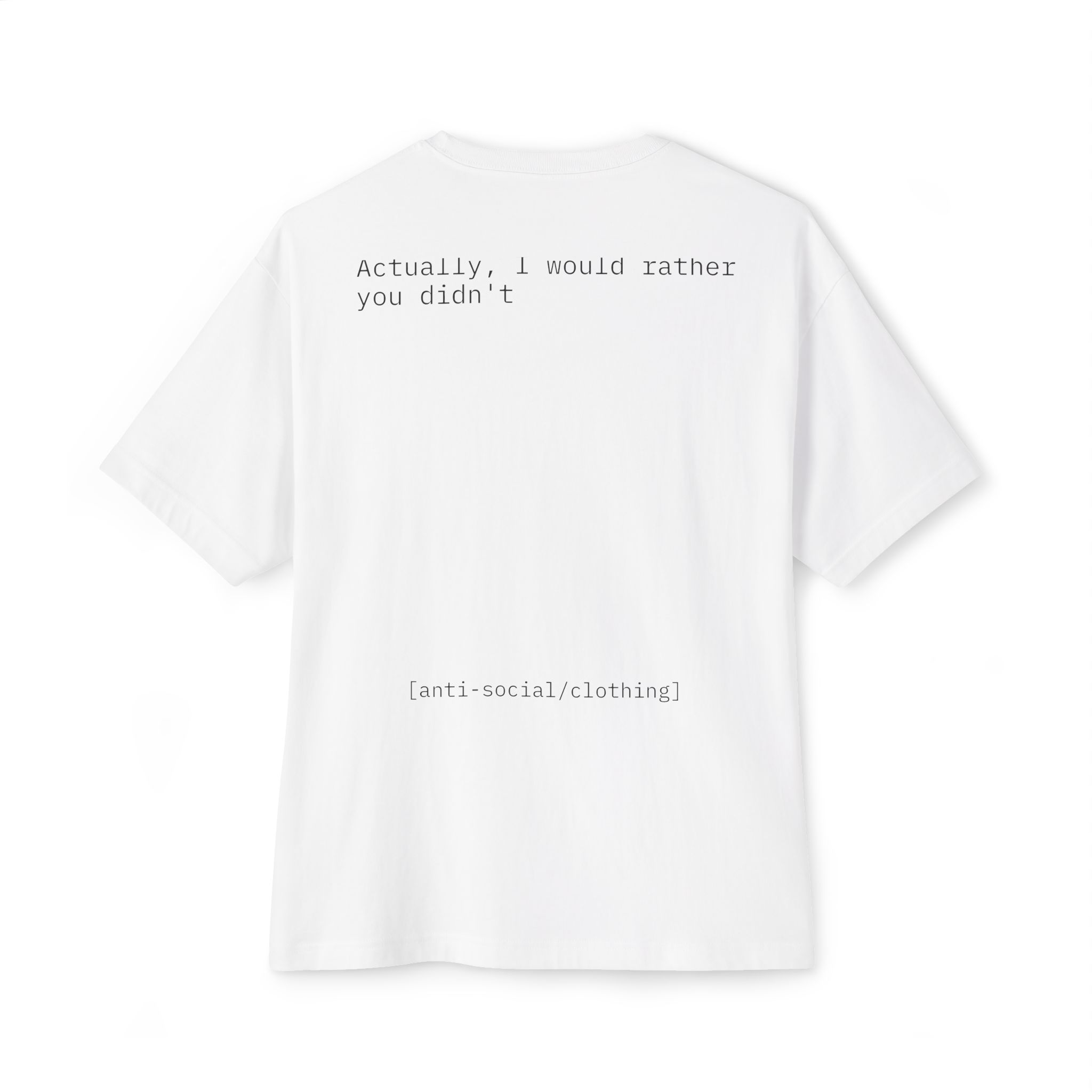 the "don't call me" tee - Image 2